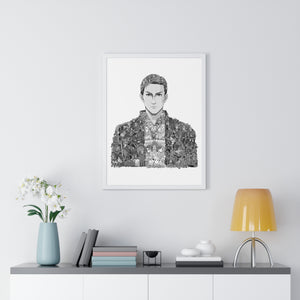 ERWIN BLACK & WHITE FRAMED POSTER ERWIN BLACK & WHITE FRAMED POSTER