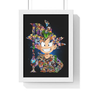 KID GOKU COLOR FRAMED POSTER KID GOKU COLOR FRAMED POSTER