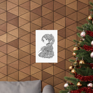 FRIEREN BLACK & WHITE POSTER FRIEREN BLACK & WHITE POSTER