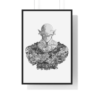PICCOLO BLACK & WHITE FRAMED POSTER PICCOLO BLACK & WHITE FRAMED POSTER