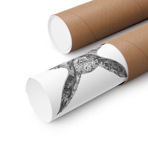 KURAMA BLACK & WHITE POSTER KURAMA BLACK & WHITE POSTER