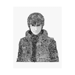 MIGHT GUY BLACK & WHITE POSTER MIGHT GUY BLACK & WHITE POSTER