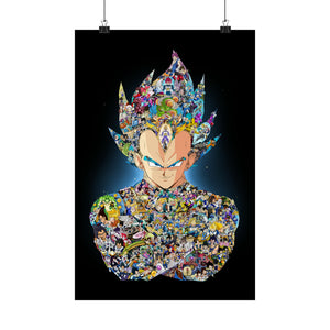 VEGETA WITH STORY COLOR POSTER VEGETA WITH STORY COLOR POSTER