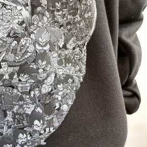 VEGETA WITH STORY BLACK & WHITE HOODIE (Ship from Viet Nam) VEGETA WITH STORY BLACK & WHITE HOODIE (Ship from Viet Nam)