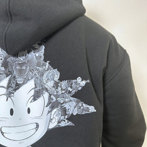 KID GOKU BLACK & WHITE HOODIE (Ship from Viet Nam) KID GOKU BLACK & WHITE HOODIE (Ship from Viet Nam)