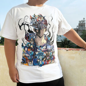 SUNG JINWOO COLOR PREMIUM T-SHIRT (Ship from Viet Nam) SUNG JINWOO COLOR PREMIUM T-SHIRT (Ship from Viet Nam)