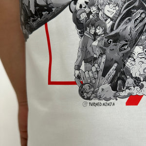 SUKUNA PREMIUM T-SHIRT (Art on back - Ship from Viet Nam) SUKUNA PREMIUM T-SHIRT (Art on back - Ship from Viet Nam)