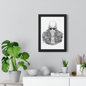 MASTER ROSHI BLACK & WHITE FRAMED POSTER MASTER ROSHI BLACK & WHITE FRAMED POSTER