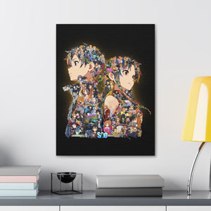 KIRITO ASUNA COLOR CANVAS KIRITO ASUNA COLOR CANVAS