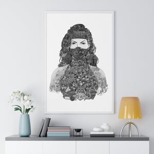 JADE BLACK & WHITE FRAMED POSTER JADE BLACK & WHITE FRAMED POSTER