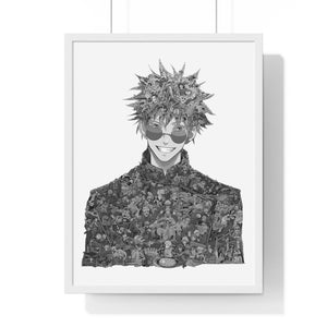 GOJO BLACK & WHITE FRAMED POSTER GOJO BLACK & WHITE FRAMED POSTER