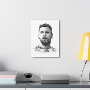 MESSI 2023 BLACK & WHITE CANVAS MESSI 2023 BLACK & WHITE CANVAS