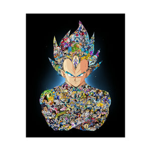 VEGETA WITH STORY COLOR POSTER VEGETA WITH STORY COLOR POSTER