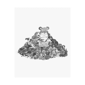 KUMA BLACK & WHITE POSTER KUMA BLACK & WHITE POSTER