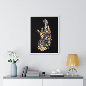 ALL MIGHT COLOR FRAMED POSTER ALL MIGHT COLOR FRAMED POSTER