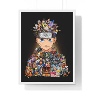 KID NARUTO COLOR FRAMED POSTER KID NARUTO COLOR FRAMED POSTER