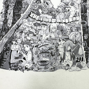 HOWL BLACK & WHITE HOODIE (Ship from Viet Nam) HOWL BLACK & WHITE HOODIE (Ship from Viet Nam)