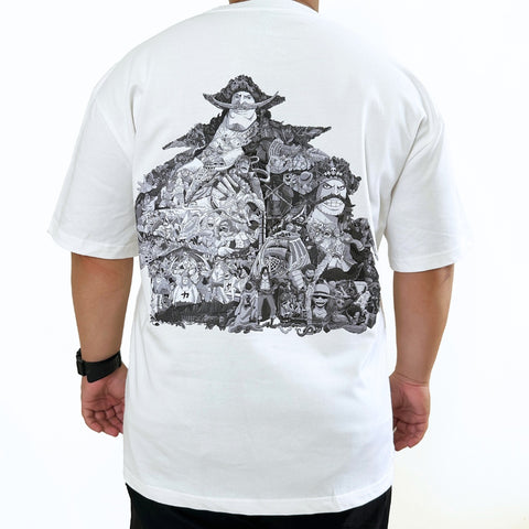 WHITEBEARD ROGER PREMIUM T-SHIRT (Art on back - Ship from Viet Nam) WHITEBEARD ROGER PREMIUM T-SHIRT (Art on back - Ship from Viet Nam)