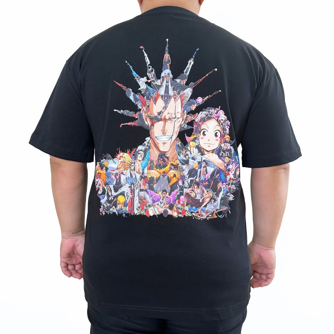 KENPACHI COLOR PREMIUM T-SHIRT (Art on back - Ship from Viet Nam)