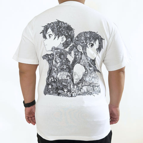 KIRITO ASUNA PREMIUM T-SHIRT (Art on back - Ship from Viet Nam) KIRITO ASUNA PREMIUM T-SHIRT (Art on back - Ship from Viet Nam)