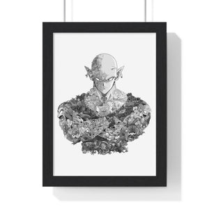 PICCOLO BLACK & WHITE FRAMED POSTER PICCOLO BLACK & WHITE FRAMED POSTER