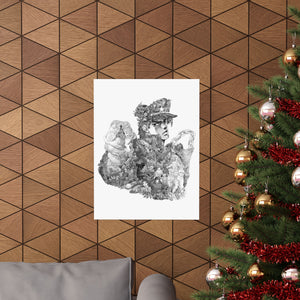 JOTARO BLACK & WHITE POSTER JOTARO BLACK & WHITE POSTER