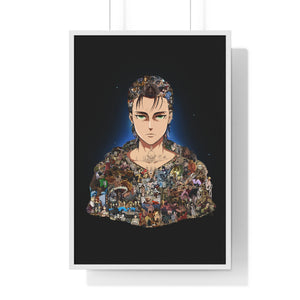 EREN YEAGER COLOR FRAMED POSTER EREN YEAGER COLOR FRAMED POSTER