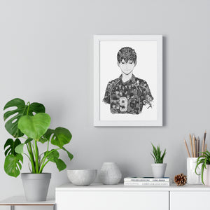 KAGEYAMA BLACK & WHITE FRAMED POSTER KAGEYAMA BLACK & WHITE FRAMED POSTER