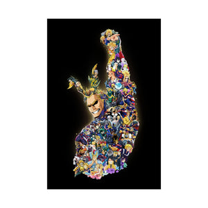 ALL MIGHT COLOR POSTER ALL MIGHT COLOR POSTER