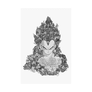 VEGETA SSJ4 BLACK & WHITE POSTER VEGETA SSJ4 BLACK & WHITE POSTER