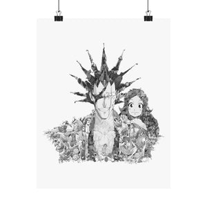 KENPACHI BLACK & WHITE POSTER KENPACHI BLACK & WHITE POSTER