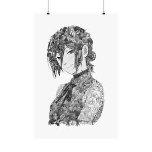 REZE BLACK & WHITE POSTER REZE BLACK & WHITE POSTER