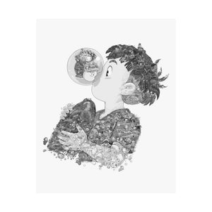 PONYO BLACK & WHITE POSTER PONYO BLACK & WHITE POSTER