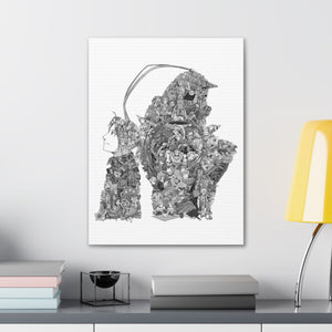 EDWARD ALPHONSE BLACK & WHITE CANVAS EDWARD ALPHONSE BLACK & WHITE CANVAS