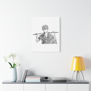 GINTOKI BLACK & WHITE CANVAS GINTOKI BLACK & WHITE CANVAS
