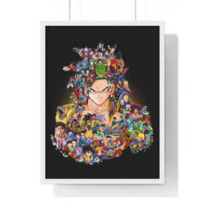 GOKU SSJ4 COLOR FRAMED POSTER GOKU SSJ4 COLOR FRAMED POSTER