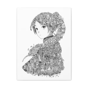 FRIEREN BLACK & WHITE CANVAS FRIEREN BLACK & WHITE CANVAS