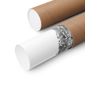 EDWARD ALPHONSE BLACK & WHITE POSTER EDWARD ALPHONSE BLACK & WHITE POSTER