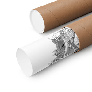 KENPACHI BLACK & WHITE POSTER KENPACHI BLACK & WHITE POSTER