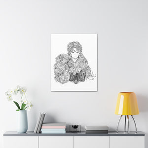 SESSHOMARU BLACK & WHITE CANVAS SESSHOMARU BLACK & WHITE CANVAS