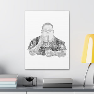 SAKAMOTO BLACK & WHITE CANVAS SAKAMOTO BLACK & WHITE CANVAS