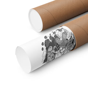 GOKU SSJ4 BLACK & WHITE POSTER GOKU SSJ4 BLACK & WHITE POSTER