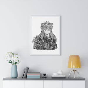 INUYASHA BLACK & WHITE FRAMED POSTER INUYASHA BLACK & WHITE FRAMED POSTER