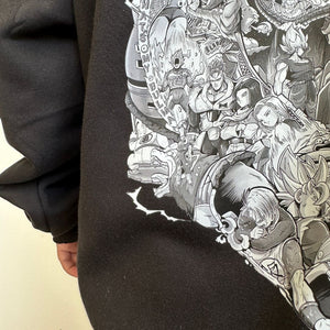 GOKU BLACK & WHITE HOODIE (Ship from Viet Nam) GOKU BLACK & WHITE HOODIE (Ship from Viet Nam)