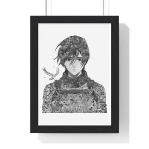 MIKASA BLACK & WHITE FRAMED POSTER MIKASA BLACK & WHITE FRAMED POSTER
