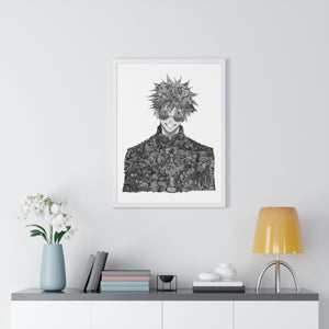 GOJO BLACK & WHITE FRAMED POSTER GOJO BLACK & WHITE FRAMED POSTER