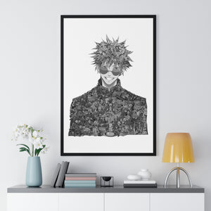 GOJO BLACK & WHITE FRAMED POSTER GOJO BLACK & WHITE FRAMED POSTER