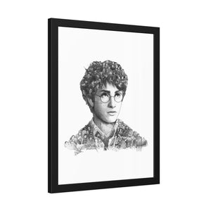 HARRY POTTER BLACK & WHITE FRAMED POSTER HARRY POTTER BLACK & WHITE FRAMED POSTER