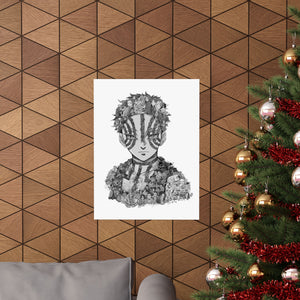 AKAZA BLACK & WHITE POSTER AKAZA BLACK & WHITE POSTER