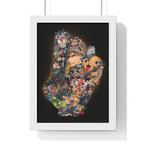 DENJI COLOR FRAMED POSTER DENJI COLOR FRAMED POSTER